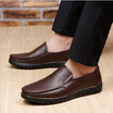 Genuine cowhide shoes business casual shoes leather round toe leather shoes soft leather comfortable shoes