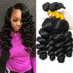 CLAROLAIR Hair Peruvian Hair Unprocessed Human hair Virgin Peruvian Hair 4 Bundles Loose Wave 100 Unprocessed Virgin Human Hair Lo