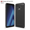 Goowiiz Phone Case For Samsung Galaxy A8 Plus 2018A7 2018A730F Fashion Slim Carbon Fiber TPU Soft Silicone