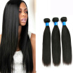 WYF Virgin Hair Straight Hair 3 Bundles Unprocessed Peruvian Human Hair Straight Bundles