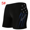 Mens Soft Letters Printing Boxer Breathable Strappy Beach Shorts Swimwear Trunks