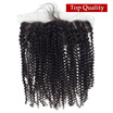 NamiHair Best Quality 13x4 Kinky Curly Lace Frontal Chinese Virgin Human Hair Natural Color Ear to Ear With Baby Hair 8"-20"
