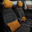 Wufu Jinniu car headrest waist Mercedes-Benz S-class Maybach Audi BMW neck pillow four seasons universal seat pillow neck pillow nursing waist pad brown