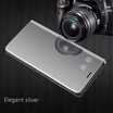 Samsung Galaxy J5J7 2016 Luxury Slim Mirror Flip Shell Stand Leather Smart Clear View Window Cover Phone Case