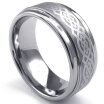 Hpolw Menswomen made of solid silver Tungsten steel Ring Classic 9mm wedding ring