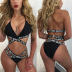 Swimwear Women Triangle Bikini Set Bandage Push-Up Swimsuit Bathing Beachwear