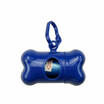Cute Pet Dog Poop Holder Rubbish Bags Case Bone Shape Garbage Dispenser Box Clean-up Bag Carrier Case with 15pcs Waste Bags