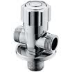 Gubid full copper angle valve into the two out of 4 points three-way angle valve toilet water heater accessories G06002