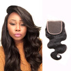 WYF Brazilian Body Wave Virgin Hair 4 Bundles with Closure Unprocessed Human Virgin Hair