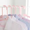 Vilscijon estilo victoriano estilo japonés soporte para colgar collar para adulto perchero para secado antideslizante transparente antideslizante rosa paquete de 10