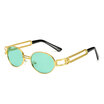 Retro Small Round Sunglasses Men Male Vintage Steampunk Sunglass Women Hip Hop Gold Glasses Luxury Brand Eyewear UV400