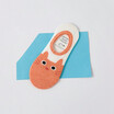 CAT Warm comfortable cotton bamboo fiber girl womens socks ankle low female invisible color girl boy hosier 1pair2pcs