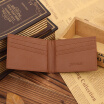 Mens Synthetic PU Leather Wallet Money Pockets CreditID Cards Holder Purse