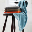 Sanli towel home textile cotton towel 2 strips 34×72cm soft&comfortable strong absorbent face towel 100gbar graybrown