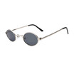 SHAUNA Trending Women Small Oval Sunglasses Candy Colors Fashion Men Clear Red Lens Shades UV400