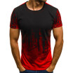 New Mens Fashion Tide Short Sleeve T-Shirt Mens Casual T-Shirt Summer Fashion Camo Style Slim Sport T-Shirt