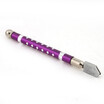 Handle Oil Filled Steel Glass Cutter Flower Pattern Tools Cutter Diamond Blade PURPLE Handle Oil Filled Steel Glass Cutter Flower Pattern Tools Cutter Diamond Blade PURPLE