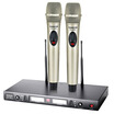 Victory TAKSTAR TS-8807 Wireless Microphone Microphone One-Two U-Band FM Family KTV Conference Stage Performance Stable High Quality Full Metal Champagne
