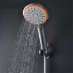 PVIVLIS Shower New 3 Function Adjustable Shower High Pressure Water Saving Shower Head Rain Handheld Shower Head Bathroom A 008