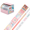 Kinbor 3 roll PDA&paper tape 71330mm3m hand book sticker DIY decorative tape black&white picture DTB64256