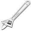 LeTA LETA adjustable wrench 6 inch adjustable wrench multi-function large opening mini wrench live adjustable wrench pipe wrench hardware tool LT-UAW085
