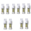 10pcs Car LED Reversing Lamp P21W Rear Tail High Brake Light