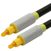 Shanze SAMZHE SZU-6950 digital optical fiber audio cable multi-channel audio audio line digital line side of the other side of the mouth black 5 meters