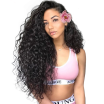 CARA Brazilian Loose Wave Bundles With Closure 3 Human Virgin Hair Weave Bundles With Free Part Lace Closure