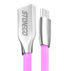 STONEGO Micro USB Cable Sync Data Fast Charging Cables Zinc Alloy Connector Noodle Flat Cord Wire for Android Smartphone Tablet