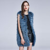 Real fur coat natural fox fur coat female winter warm jacket fashion stitching design sleeveless vest 2018 new discount