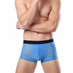Mens Bamboo Fiber Boxer Underwear Comfortable Breathable Sexy Perspective Mens Underwear