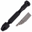 11pcs High Speed Steel Hand Twist Wood Drill Rotary Tool