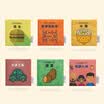 Newinbe NEWYERBAY Infantil Libro de tela Bebé Aprendizaje temprano Libro de tela Iluminación Aprendizaje de juguetes Lágrima No es un mal libro de 6 paquetes