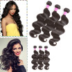 Glary Mongolian Virgin Hair Wefts Body Wave Wholesale Human Hair Weaves 3 Bundles Cheap Human Hair Natural Black Color