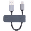 MOMAX MOMAX Apple MFi certified data cable iphone8 76 6sPlus X 5s SE iPad charging line nylon woven 18cm gray