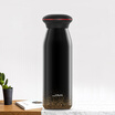 Jimmy goods JIMI smart temperature accompanying cup touch temperature reminder drinking cup stainless steel vacuum insulation cold smart student cup gift holiday gift 400ml S1 black