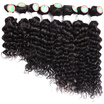 8-14inch 8pcspack deep wave human hair ombre brown T1B30 hair bundle one pack full head