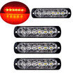4pcs car ultra-thin side lights yellow white red&blue warning lights modified truck trucks in the network strobe lights