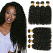 CLAROLAIR Hair Kinky Curls Human Hair Bundles Hair Weave Human Hair Bundles Brazilian Virgin Hair Kinky Curly 4pcsLot