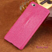 Genuine Leather Phone Case For Xiaomi 5C Case Natural Pearl Fish Skin Back Cover For Redmi 4 4X 5 5X Case