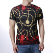 Mens Printed O-Neck Short Sleeve T-Shirts