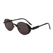 SHAUNA Vintage Punk Style Women Oval Sunglasses Spring Decoration Fashion Men Goggle Glasses UV400