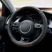 Carlisle steering wheel cover leather special car handle Sagitar Changan cs75 explorers Mazda cx-5 Audi q5 Harvard h6 Tiida Dorsett gs medium black 078