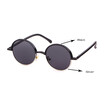 SHAUNA Fashion Punk Styles Women Round Sunglasses Double Colors Metal Frame Men Clear Lens Glasses UV400