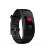 QS100 Smart bracelet Fitness tracker smart wristband heart rate monitor smart band Blood pressure Measure PK mi band 3