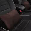 Wufu Jinniu car lumbar pillow Mercedes-Benz S-class Maybach Audi BMW neck pillow four seasons universal seat pillow belt lumbar support pillow waist pad Mocha