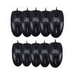 Hyundai HYUNDAI HY-M337 Wired Ergonomic Office Home Mouse Black Ten Pack