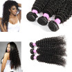 Glary Mongolian Human Hair Kinky Curly 100 Unprocessed Virgin Human Hair Best Sale Hair Bundles Natural Black Color 3 Bundles