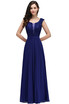 Lace Evening Long Prom Dress Formal Party Bridesmaid Gown A-line Women Chiffon Dress