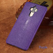 Genuine Leather Phone Case For Huawei Mate 9 Case Natural Pearl Fish Skin Back Cover For P10 Case